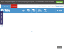 Tablet Screenshot of kendallcars.com